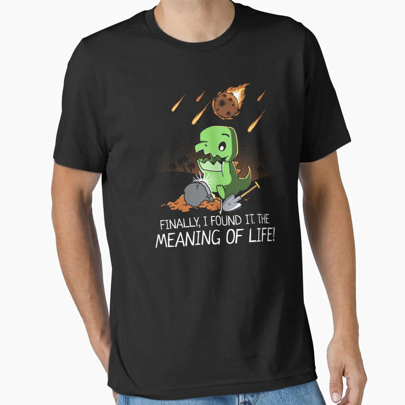 Vintage Fashion Meaning - Lustiges Dinosaurier-T-Shirt mit der Bedeutung des