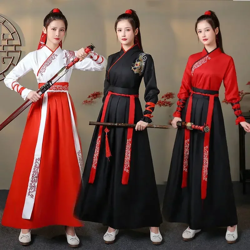 Vintage Style Women Fashion - Modernes Hanfu Damen Top und Rock