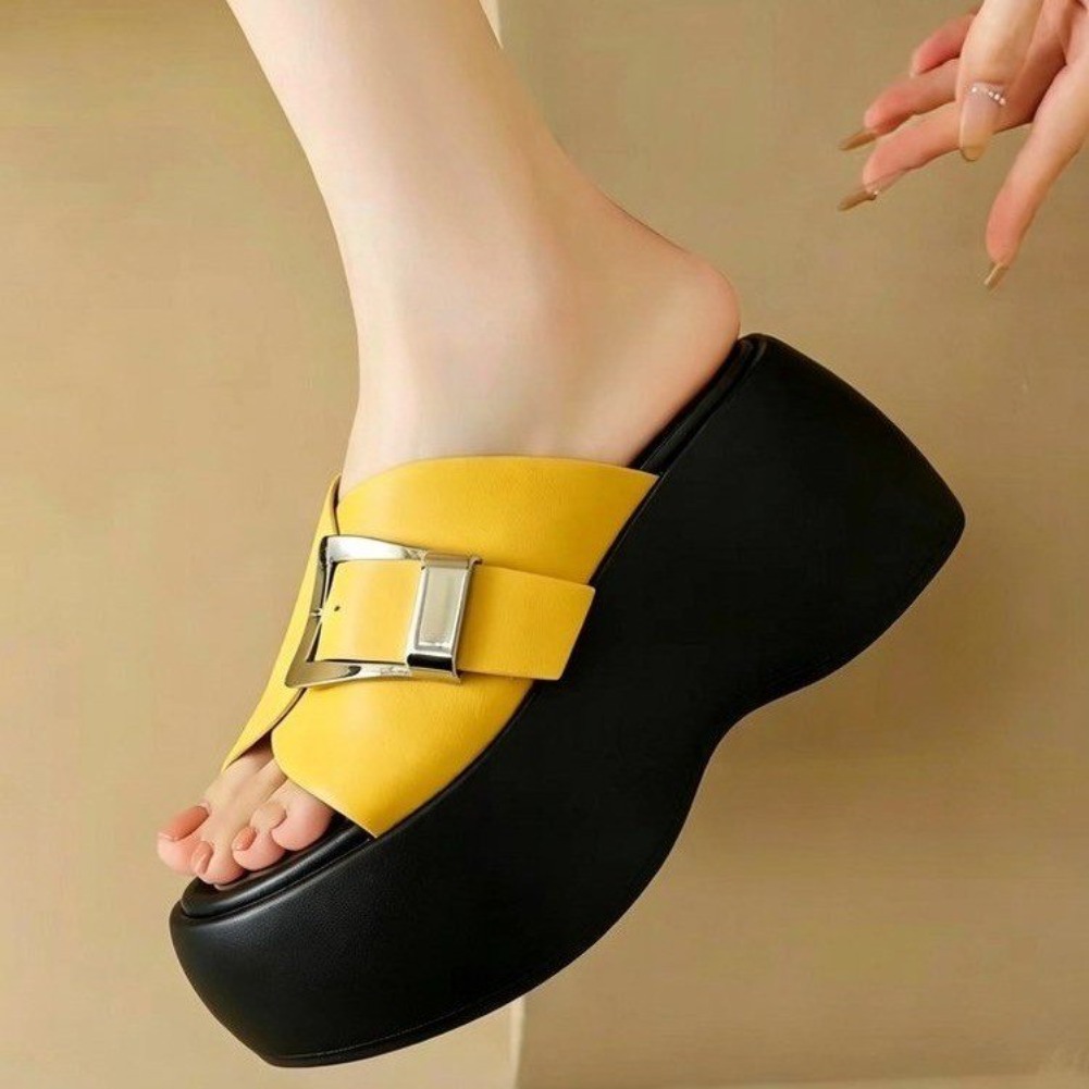 Vintage Fashion Wear - 2026 Neue Modische Plateau-Römersandalen für Damen