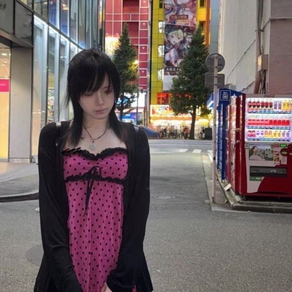 Vintage Fashion Trends - Japanisches Süßes 2-teiliges Set für Damen: