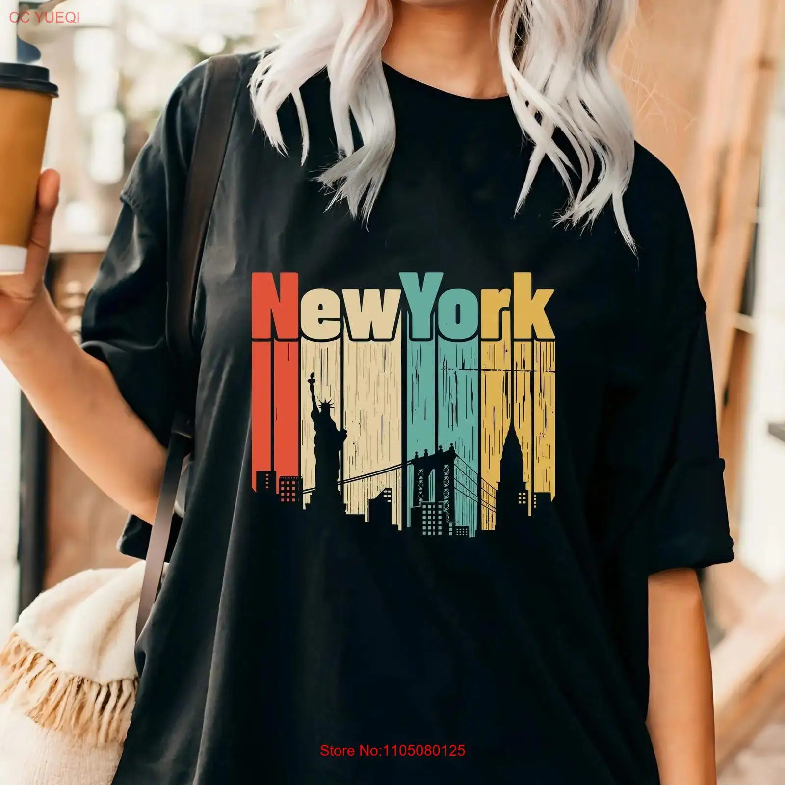 Vintage Fashion New York - New York Retro-T-Shirt USA Travel NYC