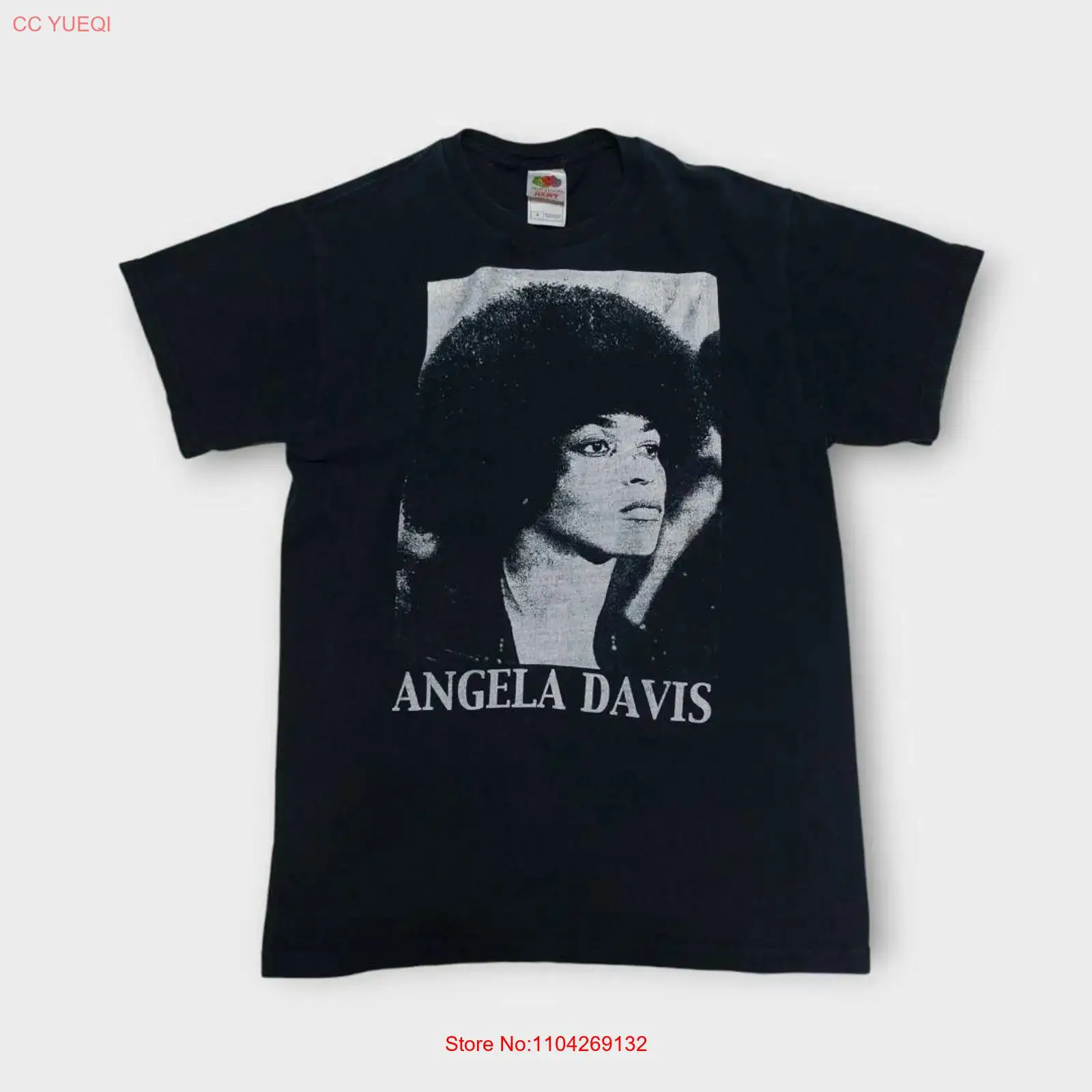 Vintage Fashion Wear - Seltenes 90er-Jahre-T-Shirt von Angela Davis, Größe