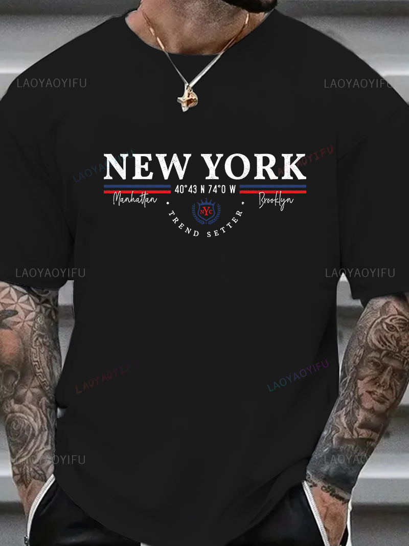 New York Letter Graphic Tee Un – Vintage Fashion New York Bewertung und Preis