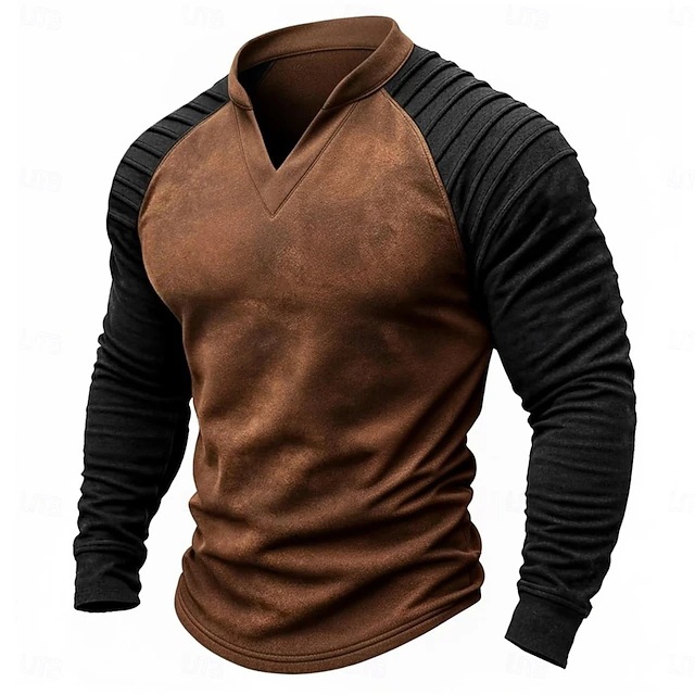 Vintage Distressed Henley Ragl – Vintage Fashion For Men Bewertung und Preis