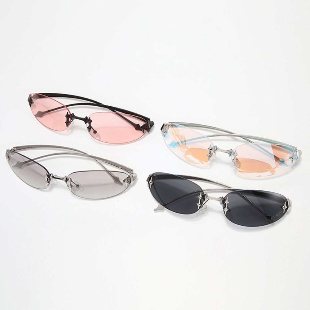 Rahmenlose Sonnenbrille im Y2K – Vintage Fashion Trends Bewertung und Preis
