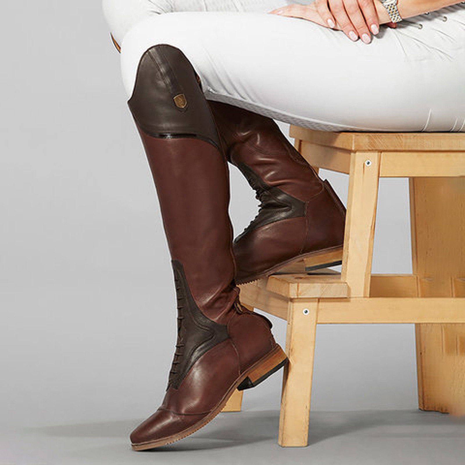 Kniehohe Stiefel, Freizeitstie – Vintage Style Women Fashion Bewertung und Preis