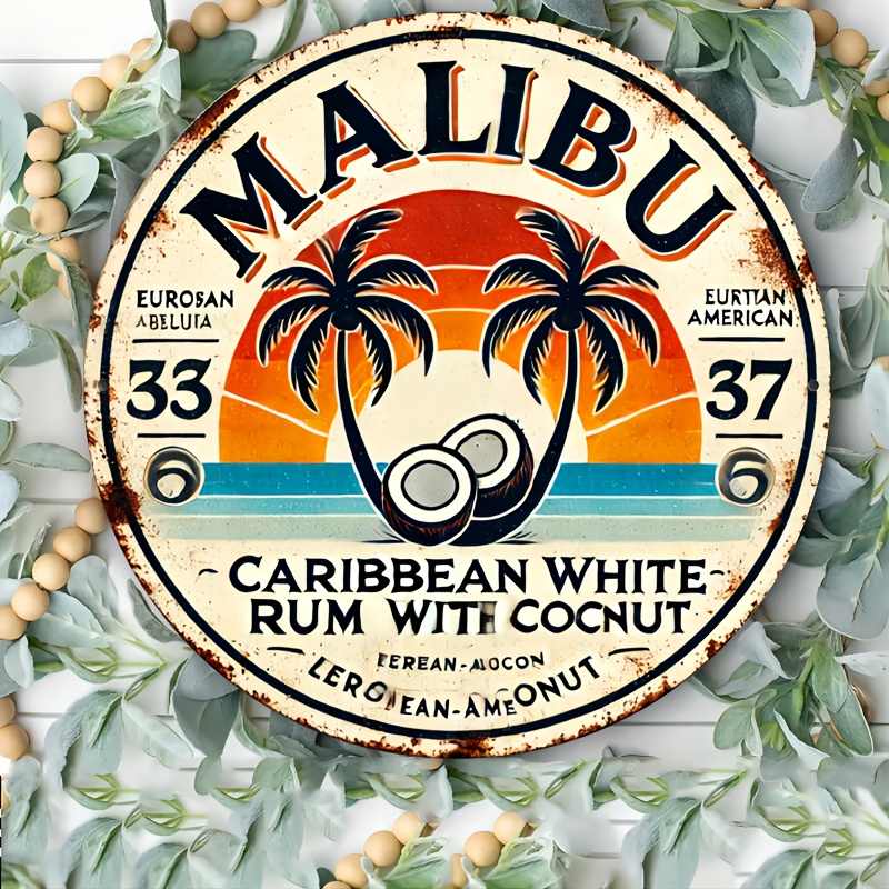 Vintage Malibu Rum Coconut Alu – Vintage Fashion Plates Bewertung und Preis