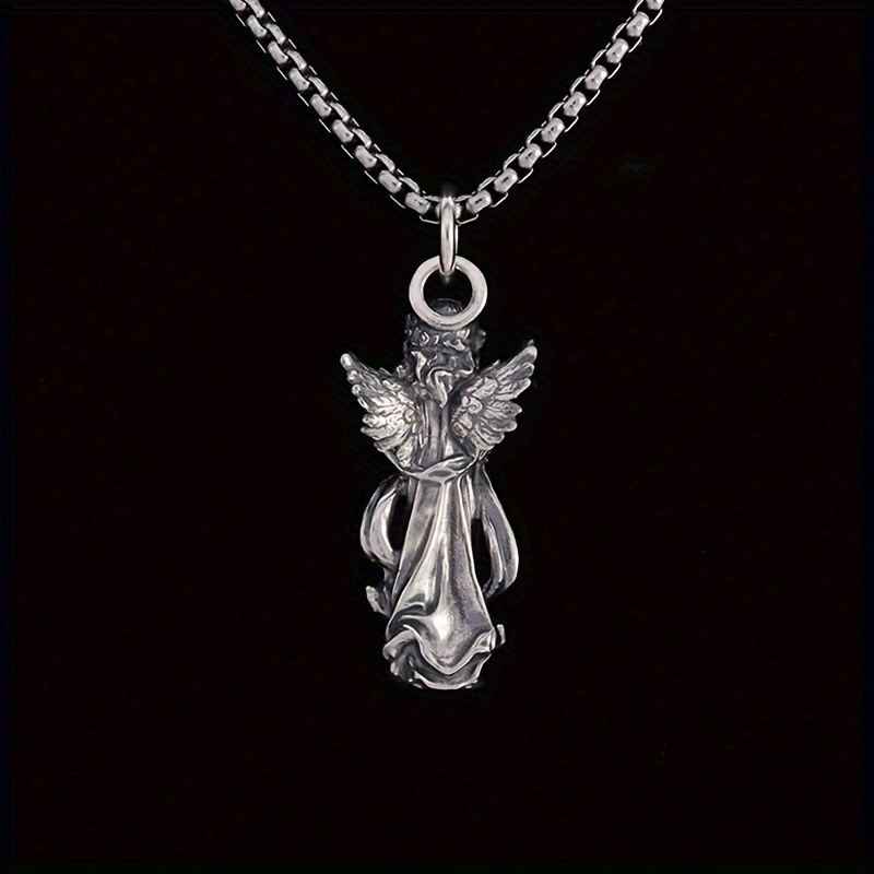 Schutzengel-Amulett-Halskette, – Vintage Fashion Meaning Bewertung und Preis