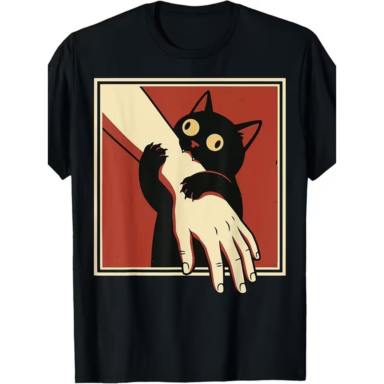 Retro-T-Shirt mit Katzenmotiv, – Vintage Fashion Retro Outfit Bewertung und Preis