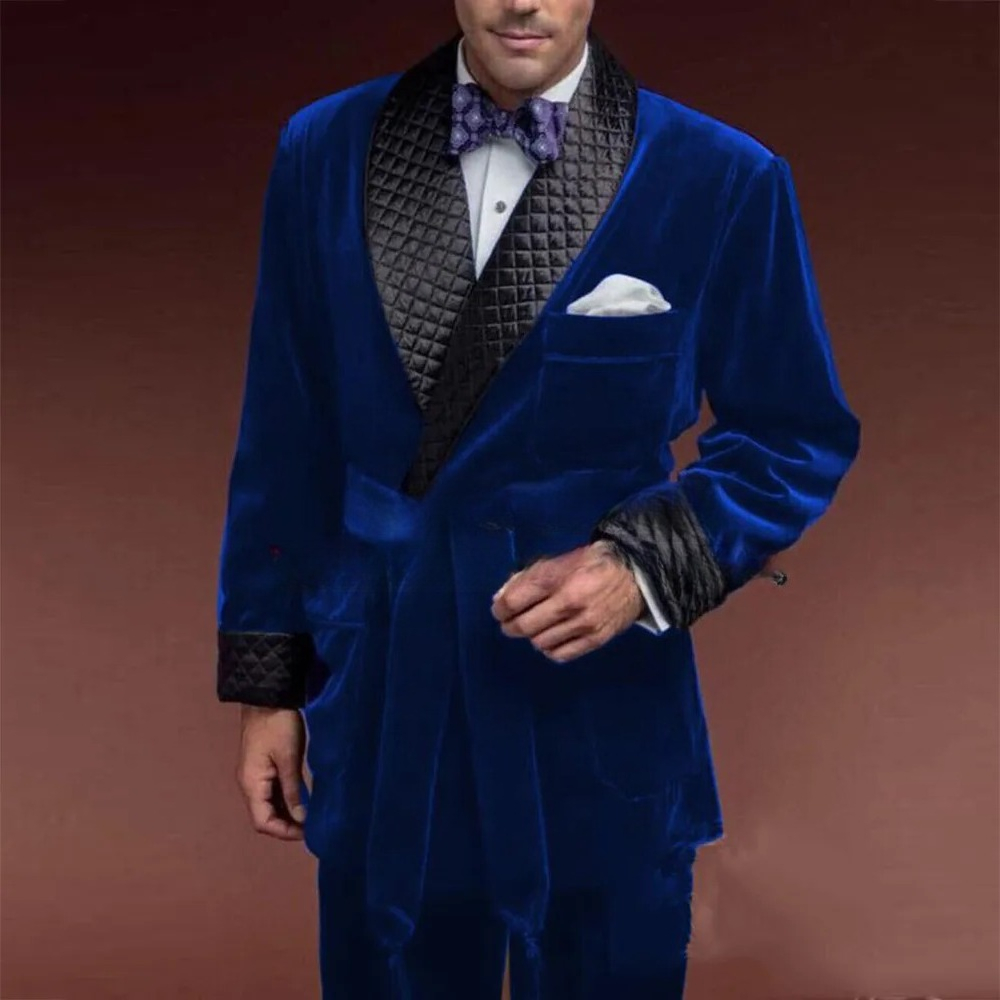 Raucheranzug aus grünem Samt f – Velvet Blazer Vintage Bewertung und Preis