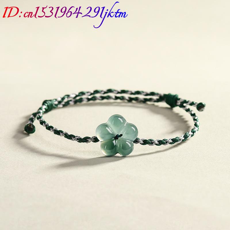 Burmesisches Jadeit-Blumenarmb – Vintage Fashion For Women Bewertung und Preis