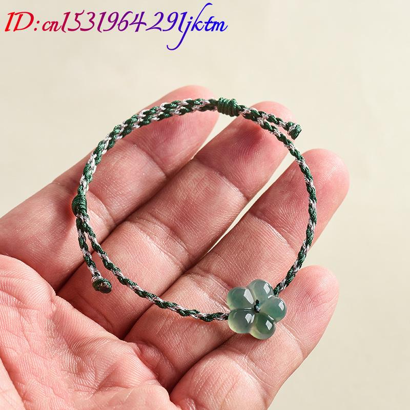 Burmesisches Jadeit-Blumenarmb – Vintage Fashion For Women Bewertung und Preis