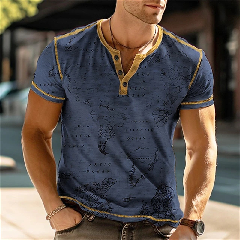 Herren-Henry-Shirts mit lustig – Vintage Fashion For Men Bewertung und Preis