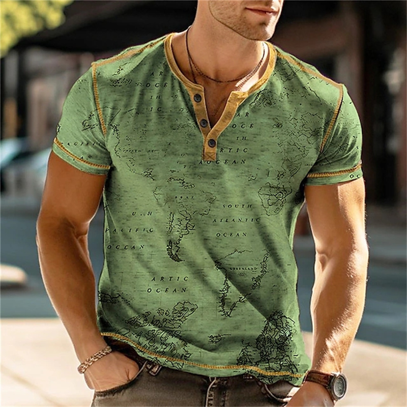 Herren-Henry-Shirts mit lustig – Vintage Fashion For Men Bewertung und Preis