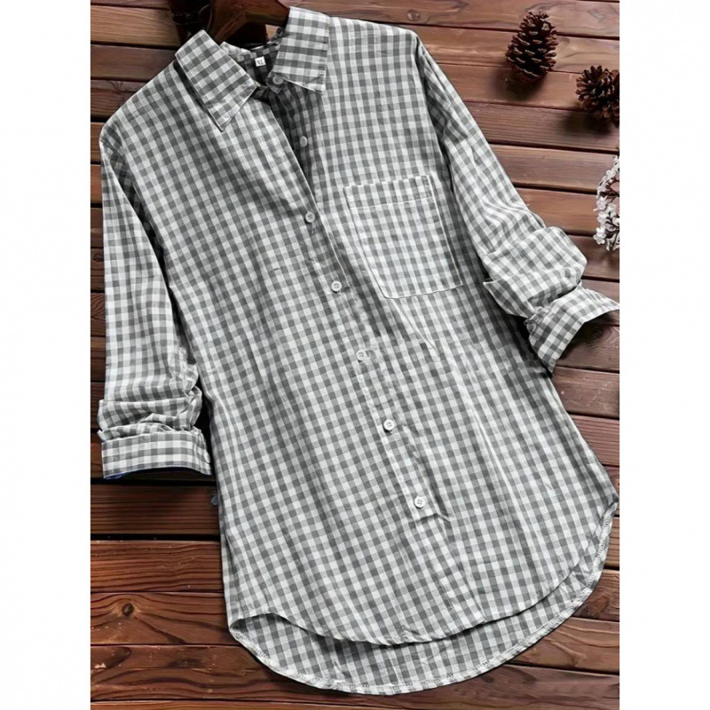 Loses kariertes Hemd mit Krage – Vintage Fashion Ebay Bewertung und Preis
