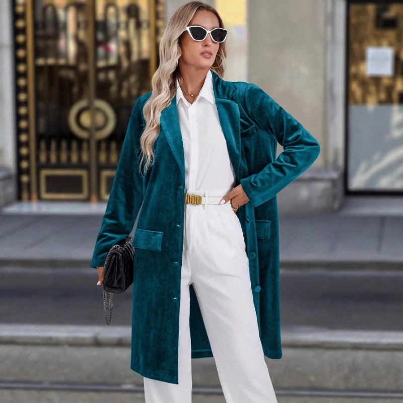 Luxuriöser Vintage-Samt-Trench – Velvet Blazer Vintage Bewertung und Preis