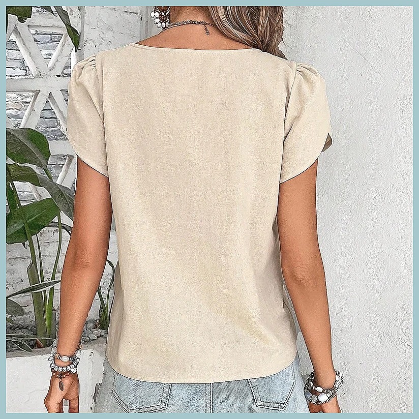 2024 Sommer Vintage Einfarbige – Vintage Fashion For Women Bewertung und Preis