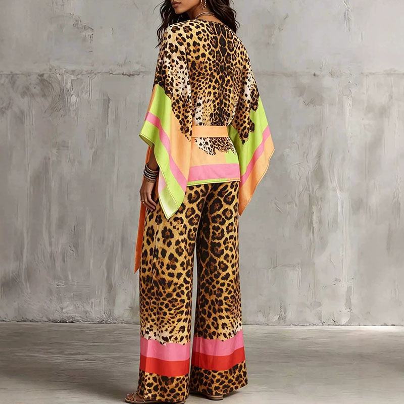 Retro-Leopardenmuster Lockerer – Vintage Fashion Retro Outfit Bewertung und Preis